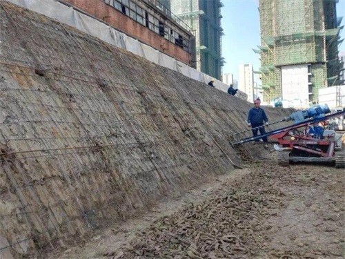 蒙山建筑边坡支护
